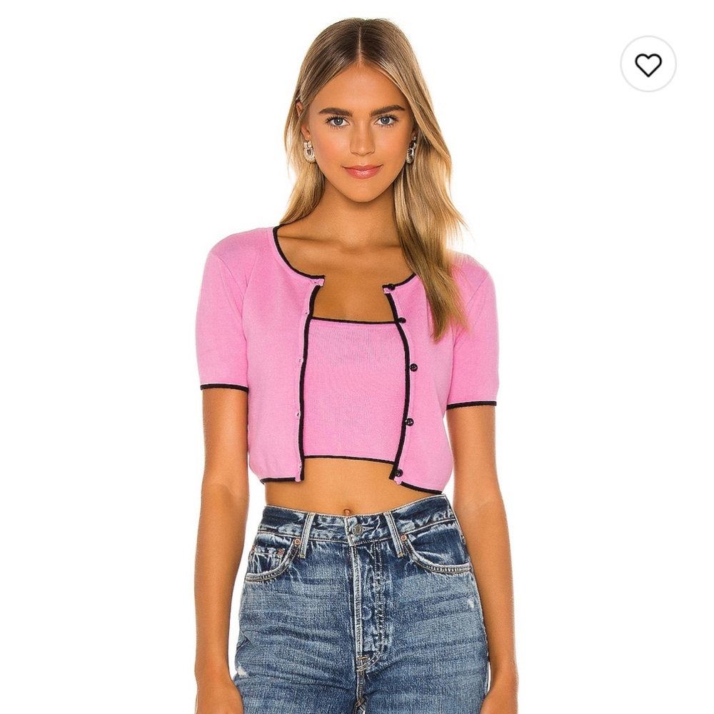 Majorelle Amy Cardi Set in Pink